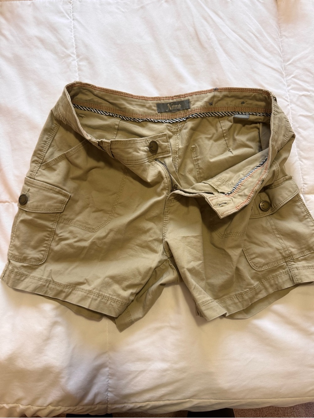 Natural Reflections Women's Khaki Cargo Shorts